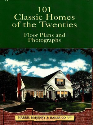 cover image of 101 Classic Homes of the Twenties